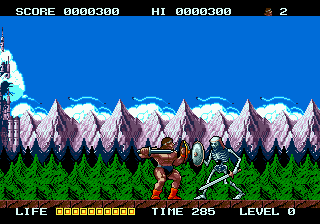 Скриншот игры Rastan Saga II